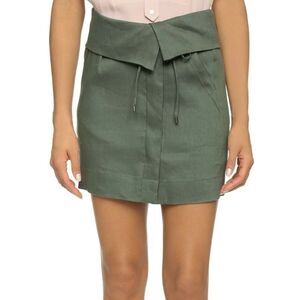 Vince Foldover Waistband cypress mini Skirt